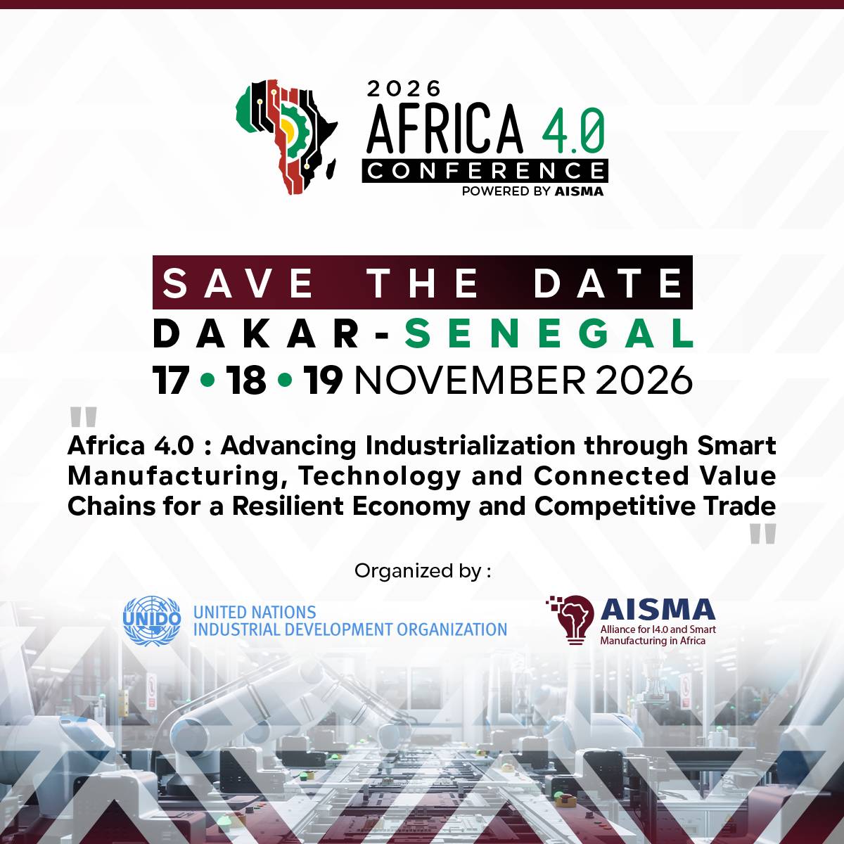 Africa 4.0 Conference 2026 – Save the Date