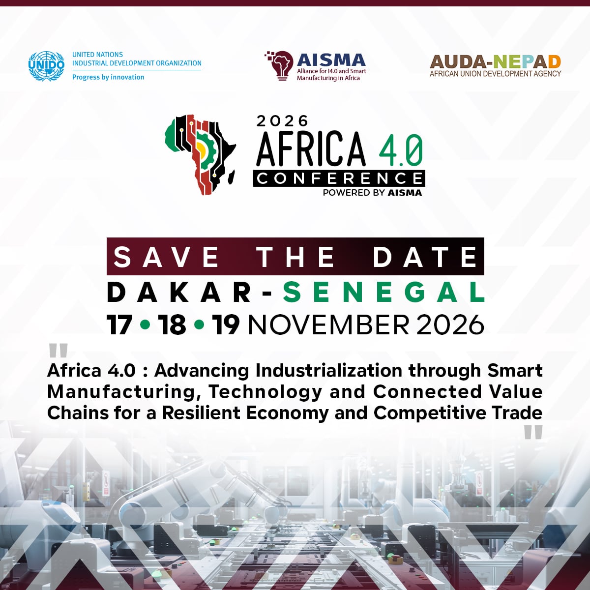 Africa 4.0 Conference 2026 – Save the Date